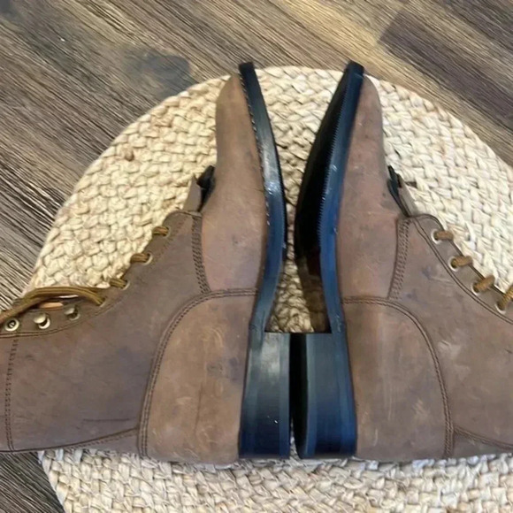 Vintage Acme Leather Lace Up‎ Boots - Picture 6 of 12